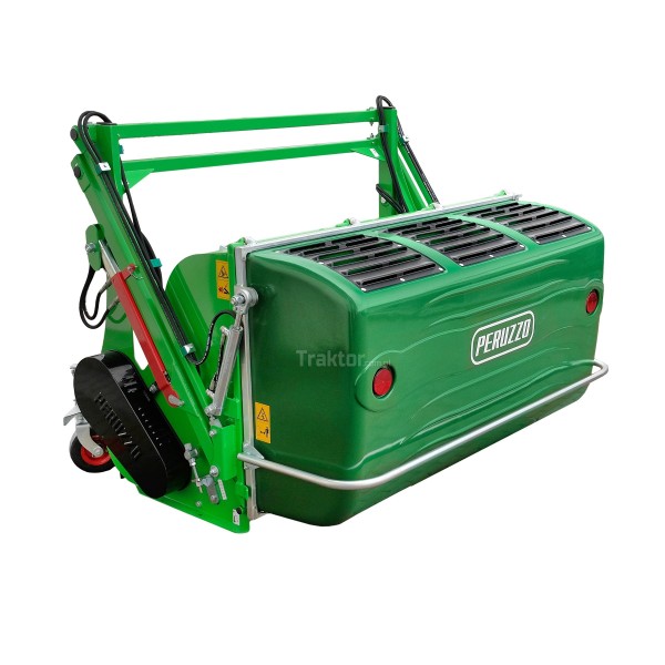 Faucheuse à fléaux Koala PRO 1600 Peruzzo avec bac de ramassage d'herbe