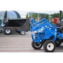 Tractor LS XJ25 con caja de cambios mecánica y cargador frontal