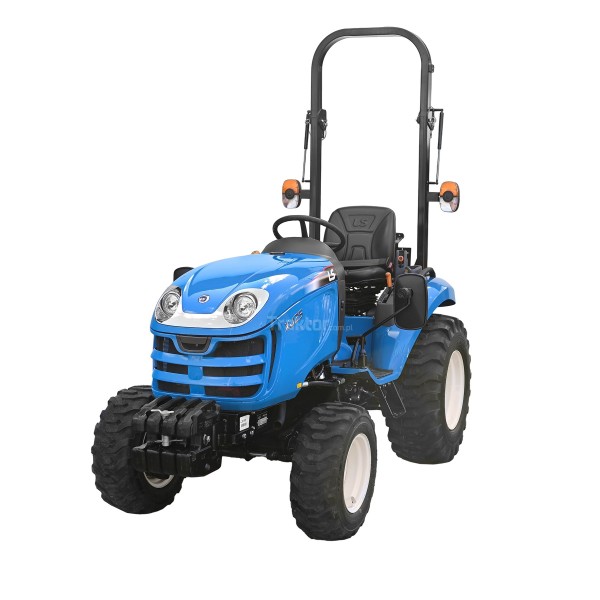 Tractor LS XJ25 MEC con neumáticos industriales