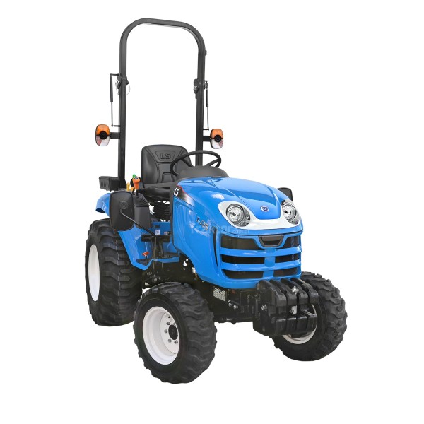 Tractor LS XJ25 MEC con neumáticos industriales