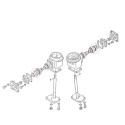 Joint, 24423-406212, 1A1040-28810, essieu avant, 40 x 62 x 12, 40x62x12, Yanmar YM135, Yanmar YM155, Yanmar YM165,Yanmar