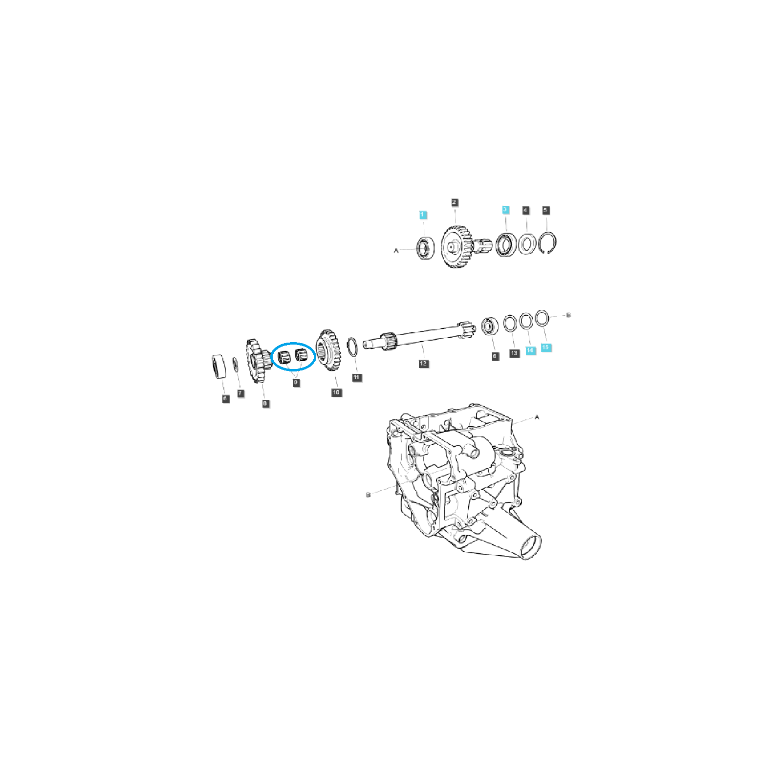 Łożysko igiełkowe K202417 / LS MT1.25 / 40337028 | Traktor.com.pl