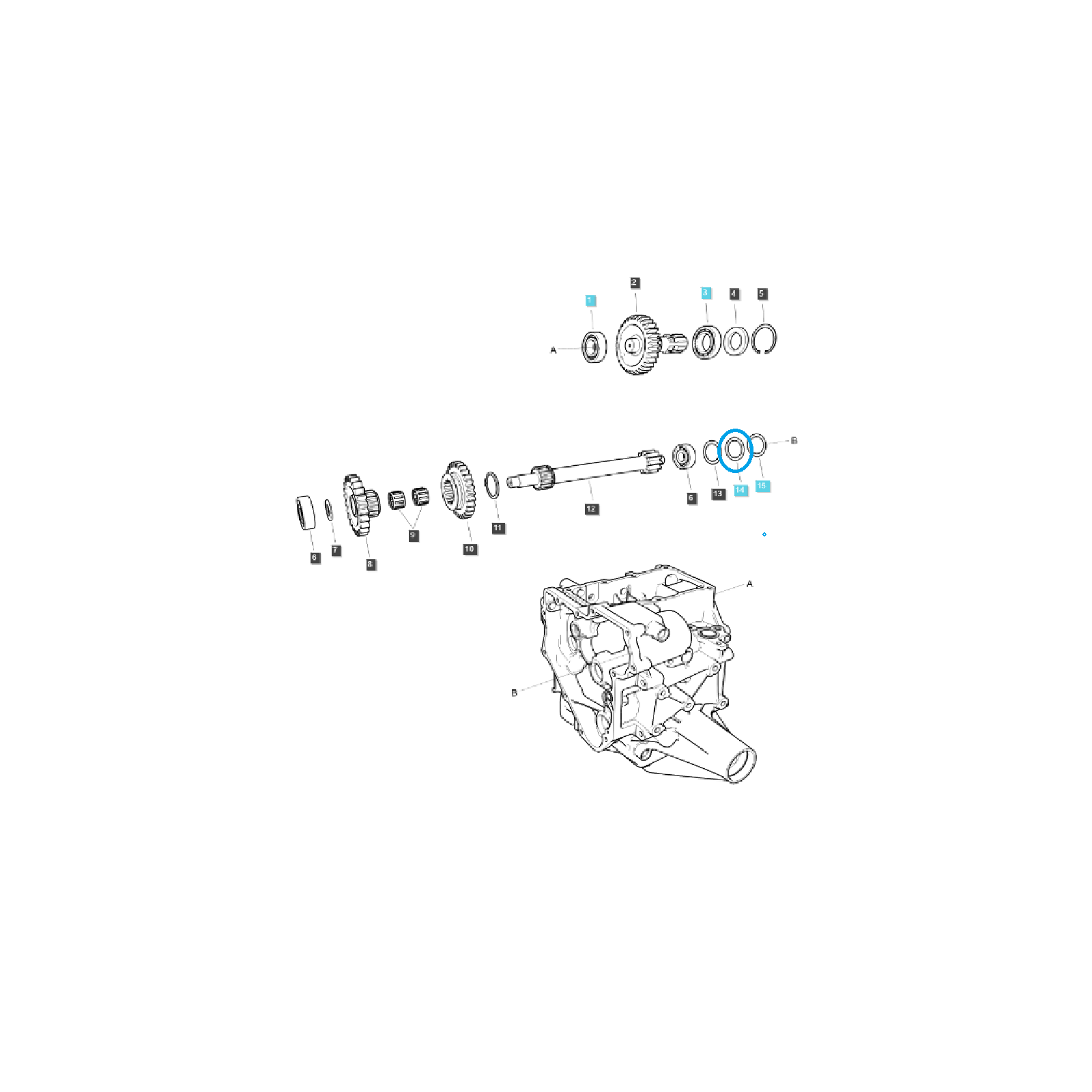 Lavadora (0.2T) TRG287 / LS tractor / MT1.25 / 40359967
