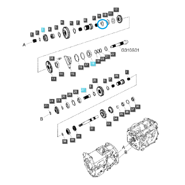 Unterlegscheibe TRG285 / LS Traktor / 40012301