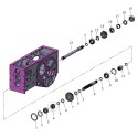 Zębatka,18T, zębatka, 26T, 18051000230, BCA12C00390A0, VST Fieldtrac MT180,  VST Fieldtrac MT224,  VST Fieldtrac MT270,  VST Fie