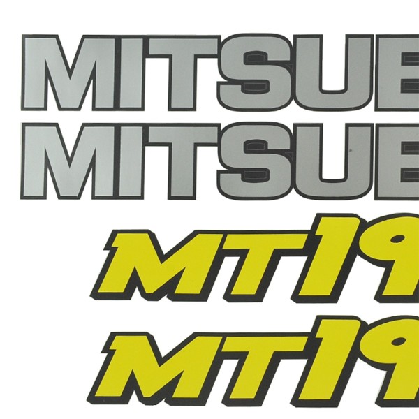 Polepy Mitsubishi MT190, Polepy traktorů, Polepy traktorů, Polepy Mitsubishi MT 190