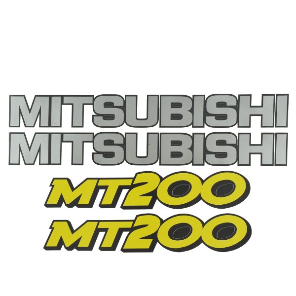 Naklejki Mitsubishi MT200, Naklejki na ciągnik, naklejki na traktor, naklejki Mitsubishi MT 200