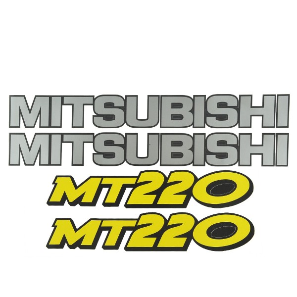 Mitsubishi MT220 stickers, Tractor stickers, Tractor stickers, Mitsubishi MT 220 stickers