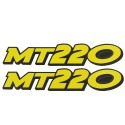 Mitsubishi MT220 Aufkleber, Traktoraufkleber, Traktoraufkleber, Mitsubishi MT 220 Aufkleber