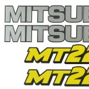 Mitsubishi MT220 Aufkleber, Traktoraufkleber, Traktoraufkleber, Mitsubishi MT 220 Aufkleber