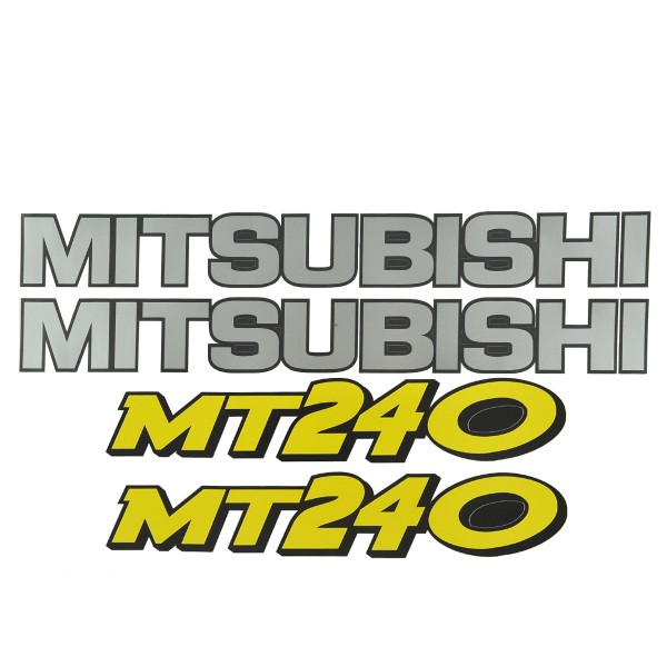 Mitsubishi MT240 stickers, Tractor stickers, Tractor stickers, Mitsubishi MT 240 stickers