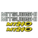 Naklejki Mitsubishi MT240, Naklejki na ciągnik, naklejki na traktor, naklejki Mitsubishi MT 240