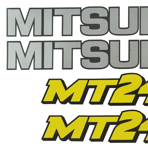 Pegatinas Mitsubishi MT240, pegatinas de tractores, pegatinas de tractores, pegatinas de Mitsubishi MT 240