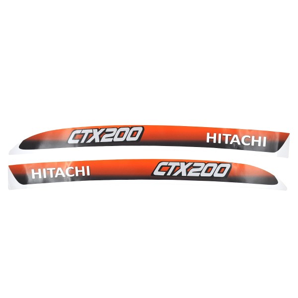 Autocollants Hitachi CTX200, autocollants tracteur, autocollants tracteur, autocollants Hitachi CTX 200