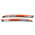 Nálepky Hitachi CTX200, Nálepky na traktor, Nálepky na traktor, Nálepky Hitachi CTX 200