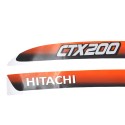 Pegatinas Hitachi CTX200, pegatinas de tractor, pegatinas de tractor, pegatinas Hitachi CTX 200