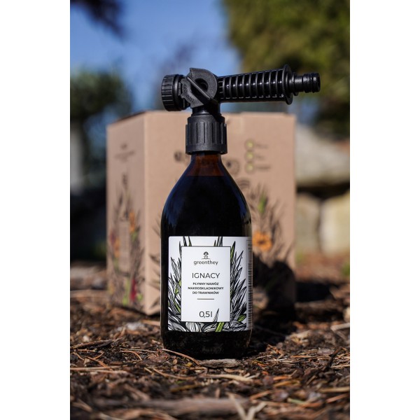 Ignacy – Flüssigdünger mit Spray für Greenthey-Rasen