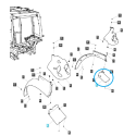 Vnější blatník / pravý / TRG861 / LS Traktor / č. 40326050