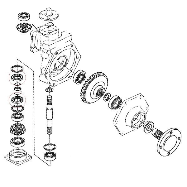 Seal, 67910-56840, 30 x 47 x 7 mm, 30x47x7 mm, Kubota F2000, Kubota F2000ELW, Kubota F2000ESW, Kubota F2000II, Kubota