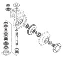 Uszczelniacz, 67910-56840, 30 x 47 x 7 mm, 30x47x7 mm, Kubota F2000,  Kubota F2000ELW,  Kubota F2000ESW, Kubota F2000II,  Kubota