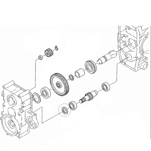Sellador, 20 x 35 x 7 mm, 20 35x7 mm, AE1012G, 09500-20357, Kubota B3200, Kubota B3300, Kubota G1700, Kubota G1800, Kubota Z