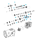 Wałek przekładni zakresowej TRG285 / LS Tractor / 40348907 | Traktor.com.pl