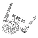 Těsnění hřídele zvedacího ramene hydraulického závěsu, AG1676A, 09230-30456, 30 x 45 x 6 mm, 30 x 45 x 6 mm, Kubota B1550, Kubot