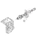 Joint d'arbre de prise de force, AE2048L, 09180-35488, Kubota B1200, Kubota B1400, Kubota B1502, Kubota B7001, 35 x 48 x 7 mm, 3