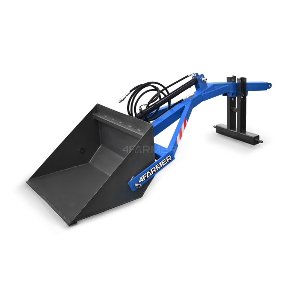 Hydraulický nakladač pro zadní závěs traktoru 4FARMER