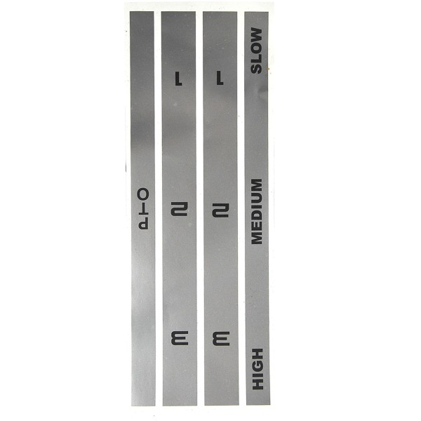 Samolepky rychlostního řazení, samolepky převodové páky, vysoká, střední, samolepky PTO, samolepky PTO