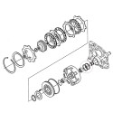 Pierścień zapasowy, Back-up-ring, Back up ring, 2.50 x 52 mm, 48 x 2.50, 2.50 x 48, 2.50 x 52 mm, T1853-61510