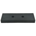 Caoutchouc de pied de déchiqueteuse, DR-CS-15HP 4FARMER, caoutchouc de support, caoutchouc de base