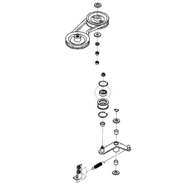 Palier tendeur, 6202-C2HRS, V600-150-620-20, V600-350-620-20