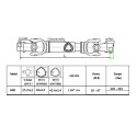 Cardan, 04B, 96 cm, jusqu'à 47 CV, 9600 mm
