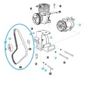 Klínový řemen 4PK1300 / LS Trakctor / 40326674