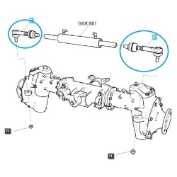 Hlava spojovacej tyče riadenia / LS MT357 / Traktor LS / č. 40462718