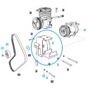 Držák / Držák kompresoru / TRG865 / LS Traktor / č. 40350865