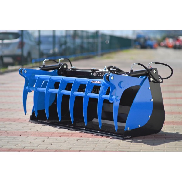 Lžíce na krokodýl 150 cm 4FARMER pro čelní nakladače LS Tractor