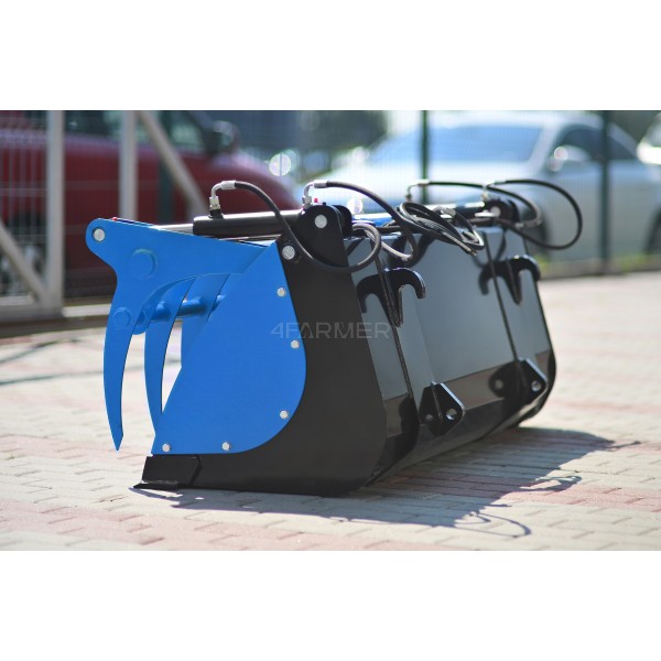 Cuchara de cocodrilo 150 cm 4FARMER para cargador frontal LS Tractor