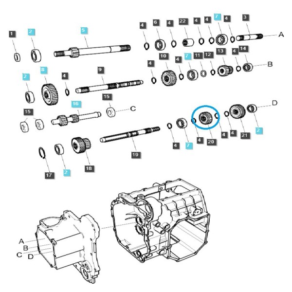 Ozubené koleso prevodovky M/DRVN 2 / TRG281 / LS Tractor / 40292097