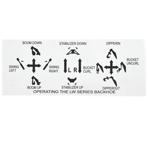 Pegatinas para excavadoras, LW-5 4Farmer, LW-6 4Farmer, LW-7 4Farmer, LW-8 4Farmer