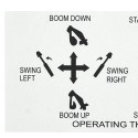 Excavator stickers, LW-5 4Farmer, LW-6 4Farmer, LW-7 4Farmer, LW-8 4Farmer