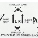 Naklejki na koparkę, LW-5 4Farmer,  LW-6 4Farmer,  LW-7 4Farmer,  LW-8 4Farmer