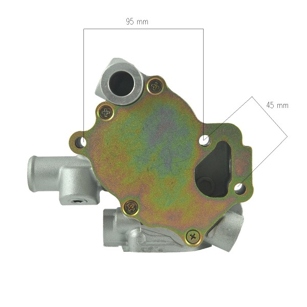 Bomba de agua, Yanmar 3TNV76, 119717-42002,