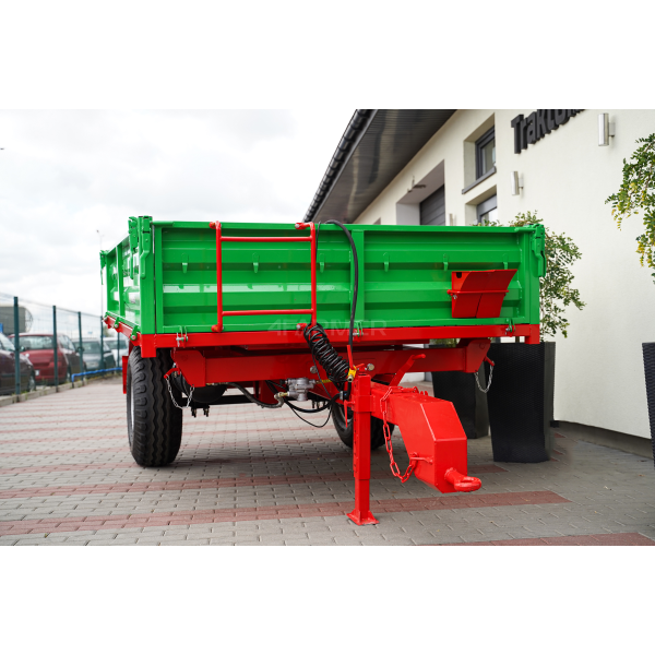 Remolque agrícola monoeje 3,5T con kiper P-3530 4FARMER