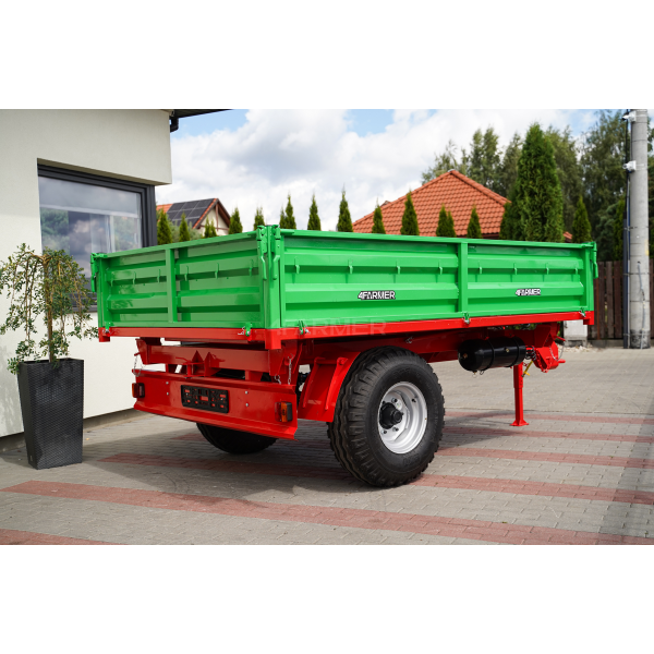 Jednonápravový zemědělský přívěs 3,5T s kiperem P-3530 4FARMER