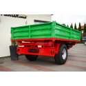 Remorque agricole mono-essieu 3,5T avec kiper P-3530 4FARMER