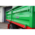 Remolque agrícola monoeje 3,5T con kiper P-3530 4FARMER