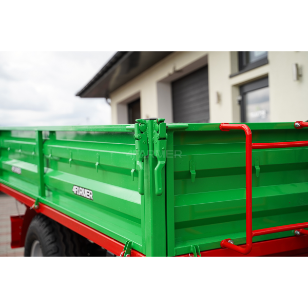 Remorque agricole mono-essieu 3,5T avec kiper P-3530 4FARMER