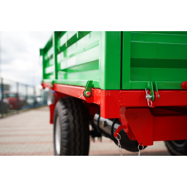 Single-axle agricultural trailer 3.5T with kiper P-3530 4FARMER